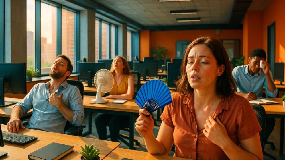 Potíže při práci způsobené horkem alespoň jednou zažily již 3/5 Čechů
