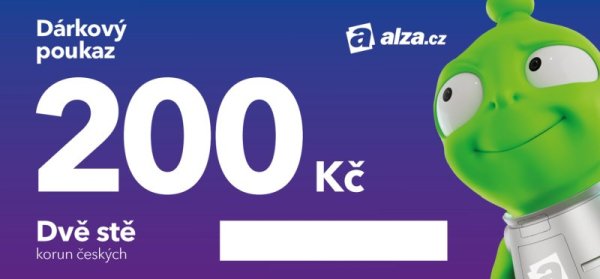 Elektronický dárkový poukaz Alza.cz - 200 Kč